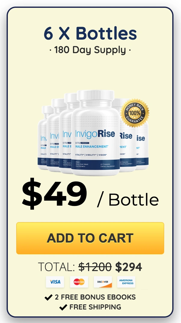InvigoRise order six bottles